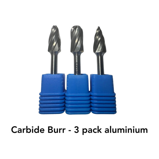 Aluminium Burr – 3 Pack (Soft Metals)