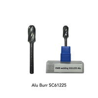 Aluminium-grade cylinder burr with radius end – 6mm shank for weld smoothing