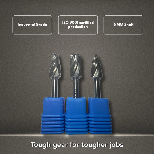 Aluminium Burr – 3 Pack (Soft Metals)